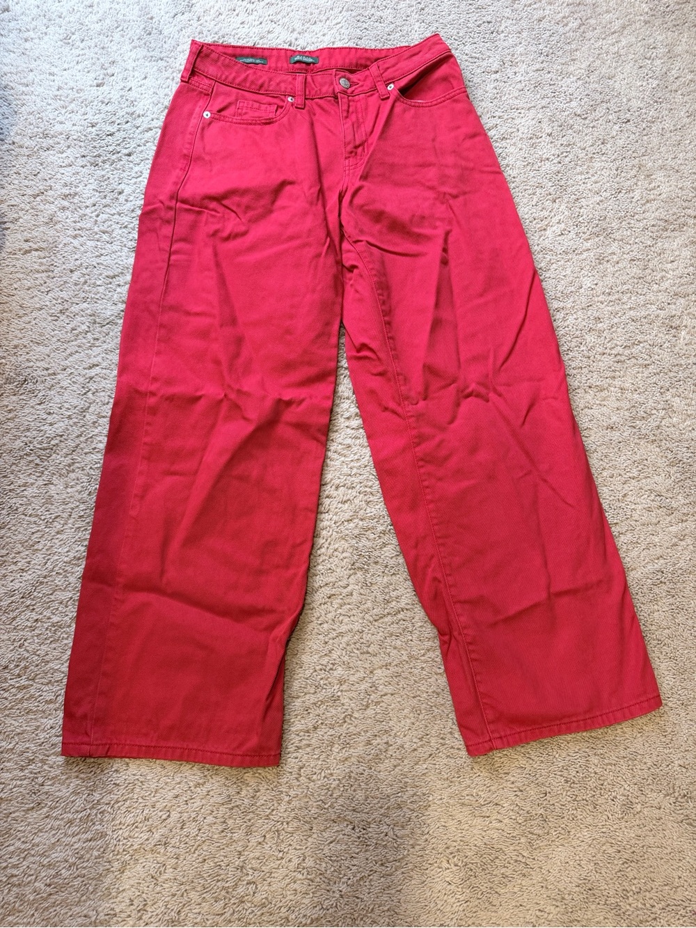 Women’s wild fable Red Wide-Leg jeans size 6R